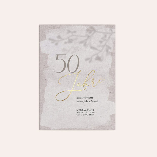 Goldene Hochzeit - Unser Jahrestag