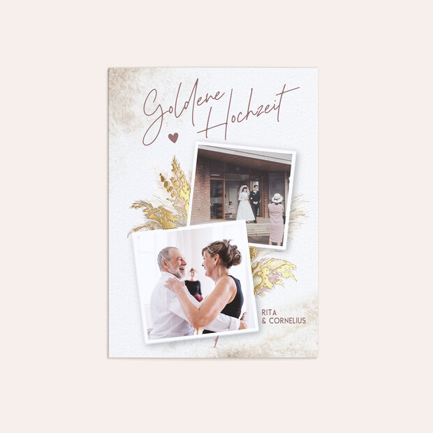 Goldene Hochzeit - Nostalgischer Moment