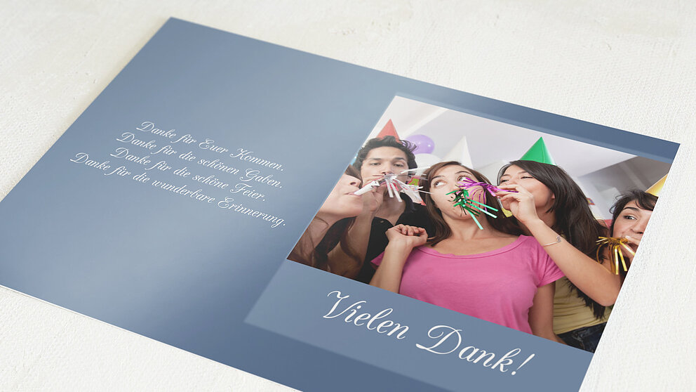Danksagung Geburtstag Augenblick Foto Detail