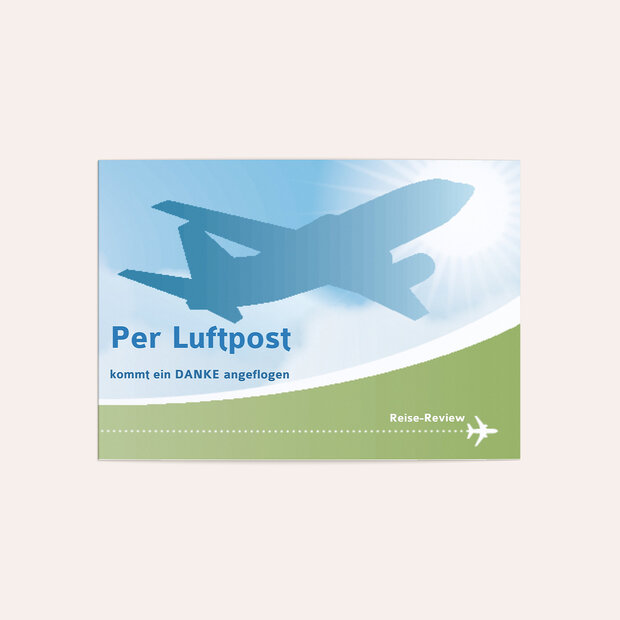 Danksagung Geburtstag - Überflieger
