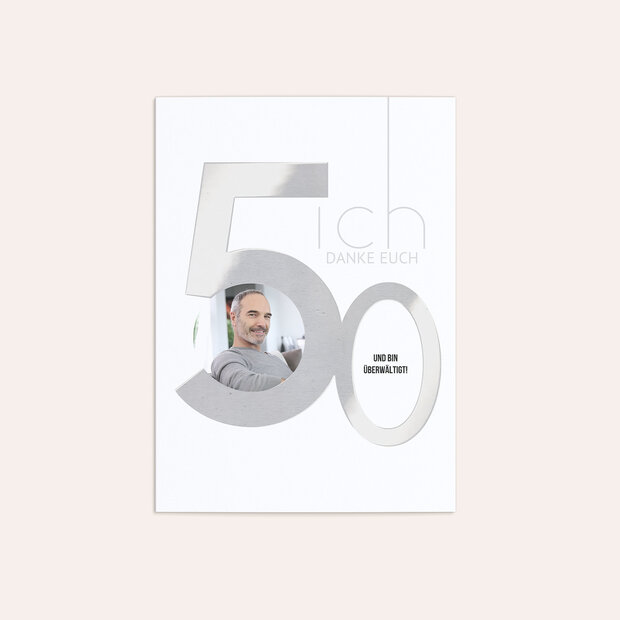 Danksagung Geburtstag - Tolle Nummer 50