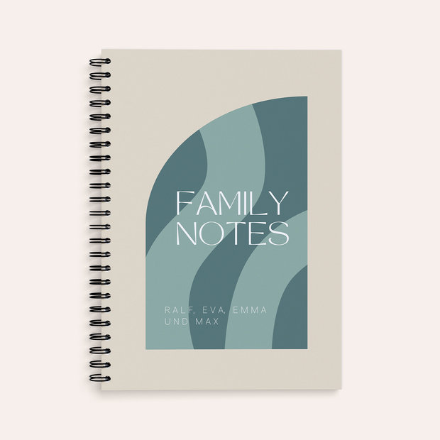 Geschenke für Eltern - Notizbuch für die Familie