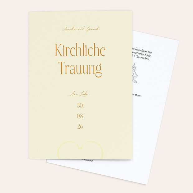 Kirchenheft - Lemon & Lace