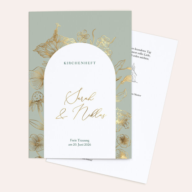 Kirchenheft - Grünes Blütenspiel