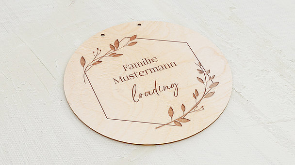 Holzschilder - Family Loading
