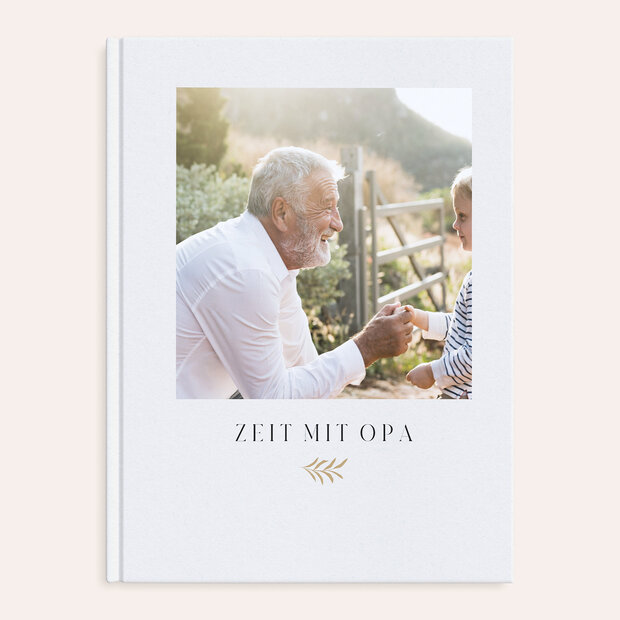 Geschenke für Opa - Fotobuch “Wertvolle Zeit”