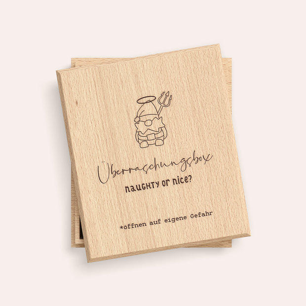 Wichtelgeschenke - Kleine Geschenkbox aus Holz