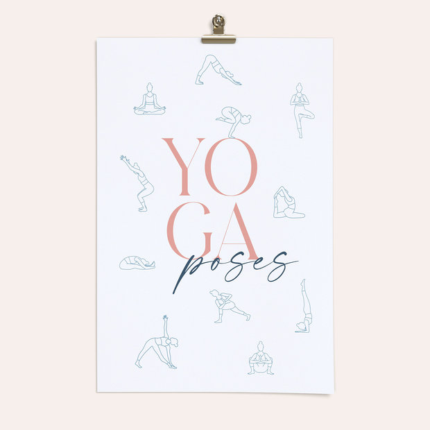 Geschenke für mich - Poster mit Yogaposen
