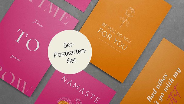 Influencer Kollektion annamariamuellerbartl - Good vibes only - Postkarten-Set