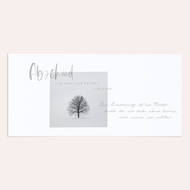 Hallmark Weihnachtskarte – Moderne Trauerkarte Mit Textdesign, Silbernem Stern, Mehrfarbig