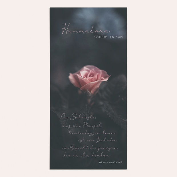 Trauerkarten - Blüte der Erinnerung