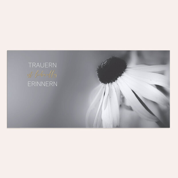 Trauerkarten - Blütenstempel