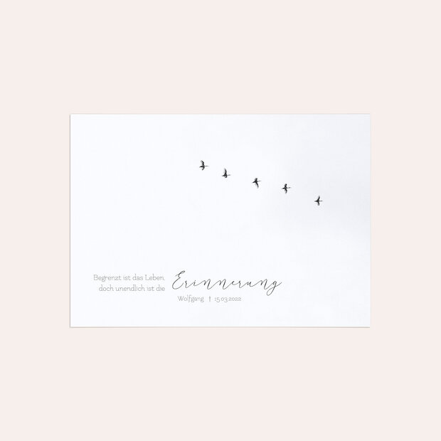 Trauerkarten - Zugwege