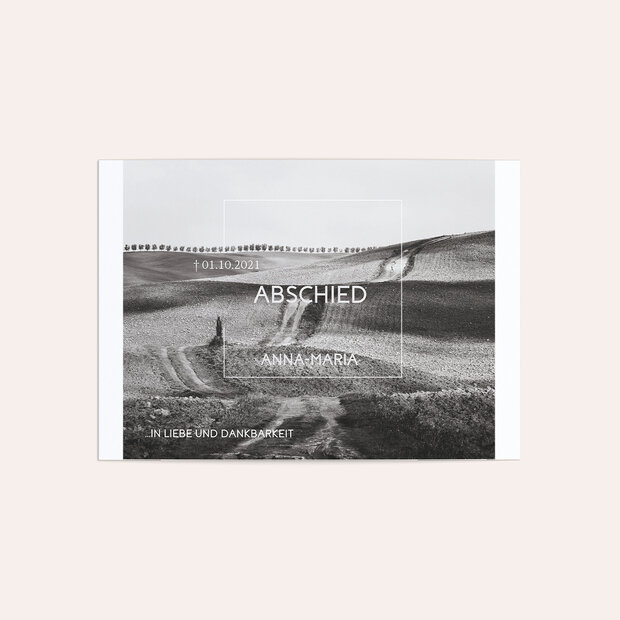 Trauerkarten - Atmosphäre
