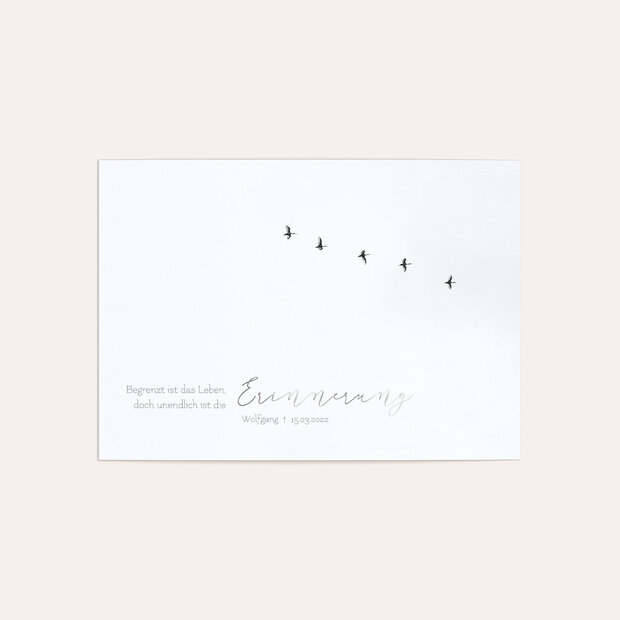 Hallmark Weihnachtskarte – Moderne Trauerkarte Mit Textdesign, Silbernem Stern, Mehrfarbig