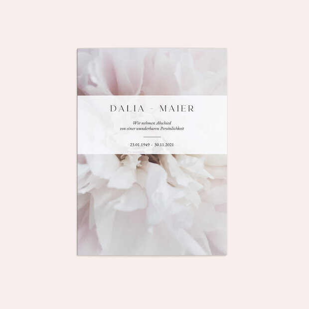 Trauerkarten - Dalia