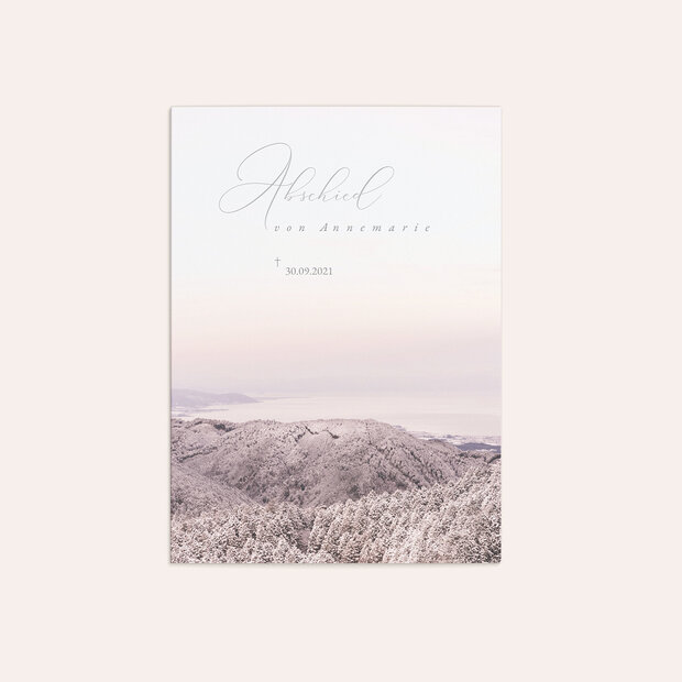Trauerkarten - Stille Landschaft