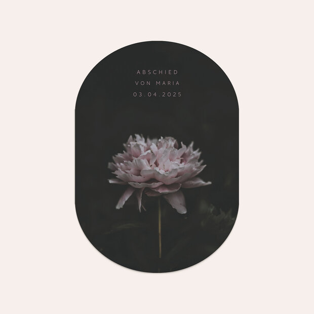 Trauerkarten - Letzte Blüte