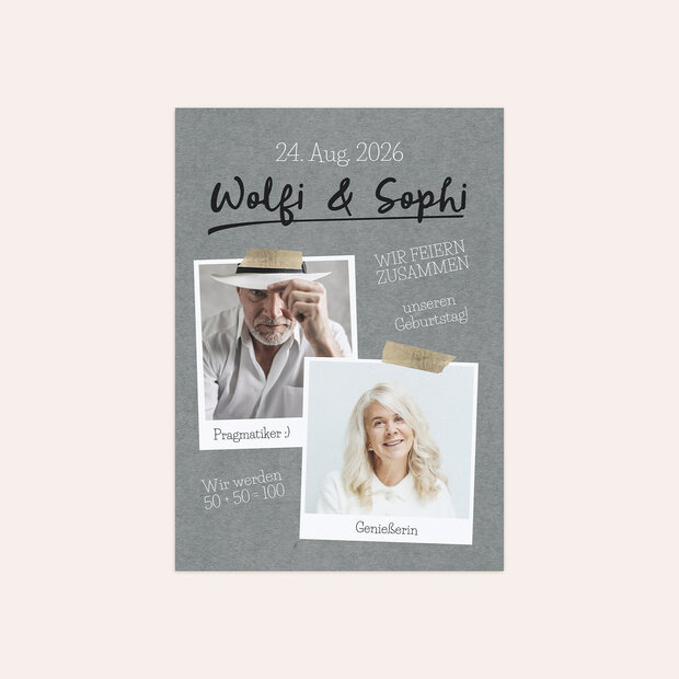 Einladungskarten Geburtstag - Seelenkomplizen