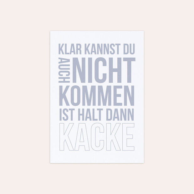Einladungskarten Geburtstag - Kannste machen