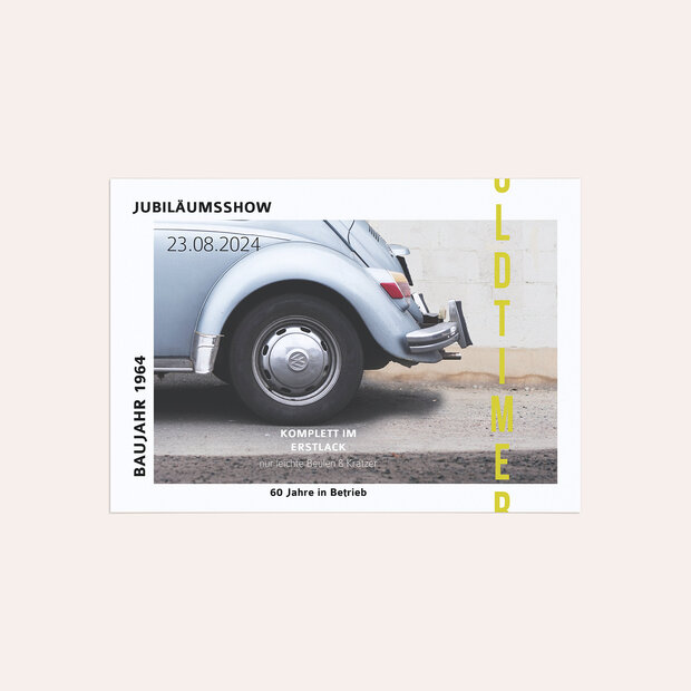 Einladungskarten Geburtstag - Jubiläumsshow