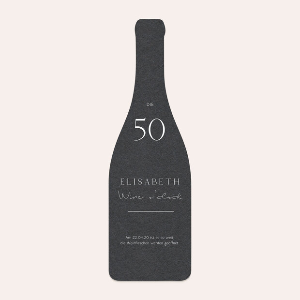 Einladungskarten Geburtstag - Wine so serious