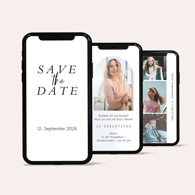 Einladungskarten Geburtstag - Sweet 30