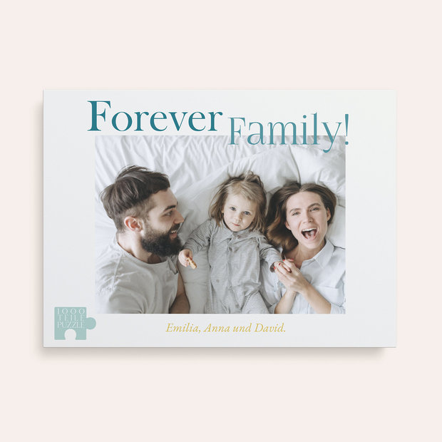 Personalisiertes Puzzle – 1000 Teile, Aus Holz, Mit Eigenem Foto, Blumenbaum-Design