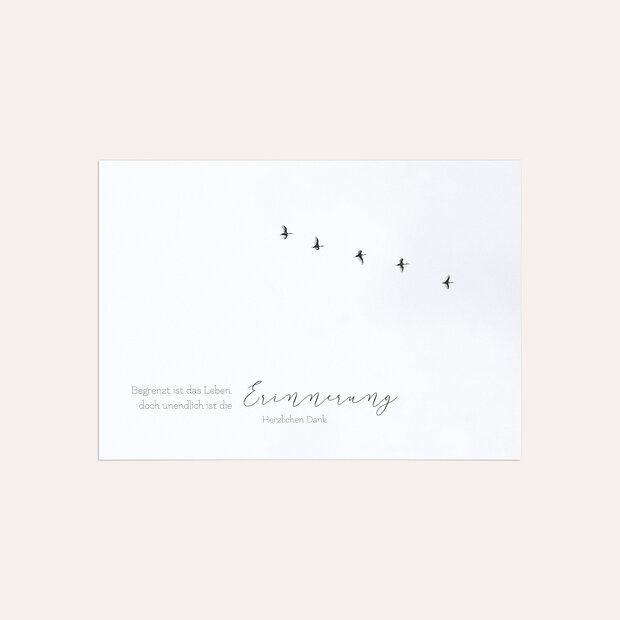 Trauerdanksagung - Zugwege