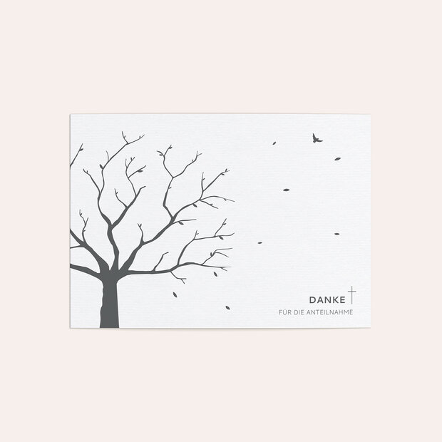Trauerdanksagung - Baum im Wind