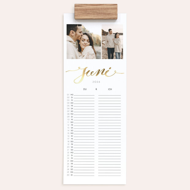 Küchenkalender - My valentine