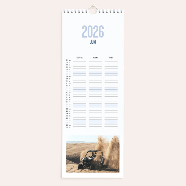 Küchenkalender - Jahresweiser Familienkalender
