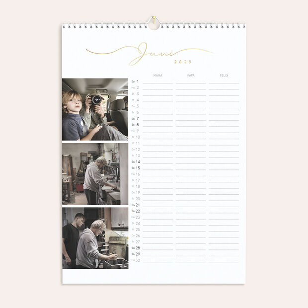 Küchenkalender - Zusammen durchs Jahr Familienplaner