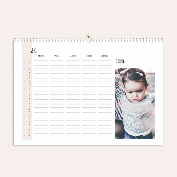 Küchenkalender - Sonnenaufgang Familienplaner