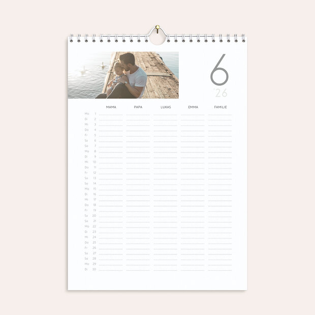 Küchenkalender - Pure Momente Familienplaner