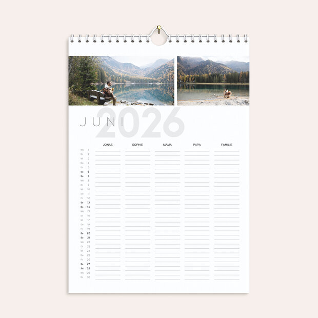 Küchenkalender - Allezeit Familienkalender