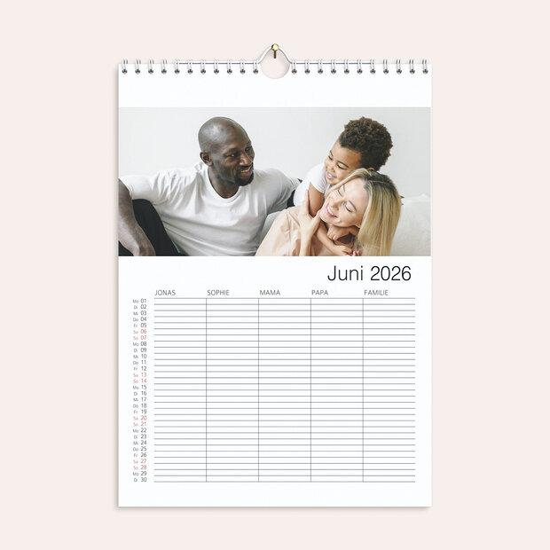 Küchenkalender - Klassisch Familienplaner