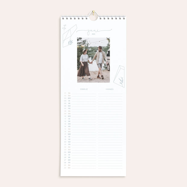 Küchenkalender - Soft colours