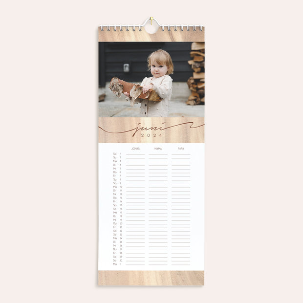 Küchenkalender - Jahresringe Familienkalender