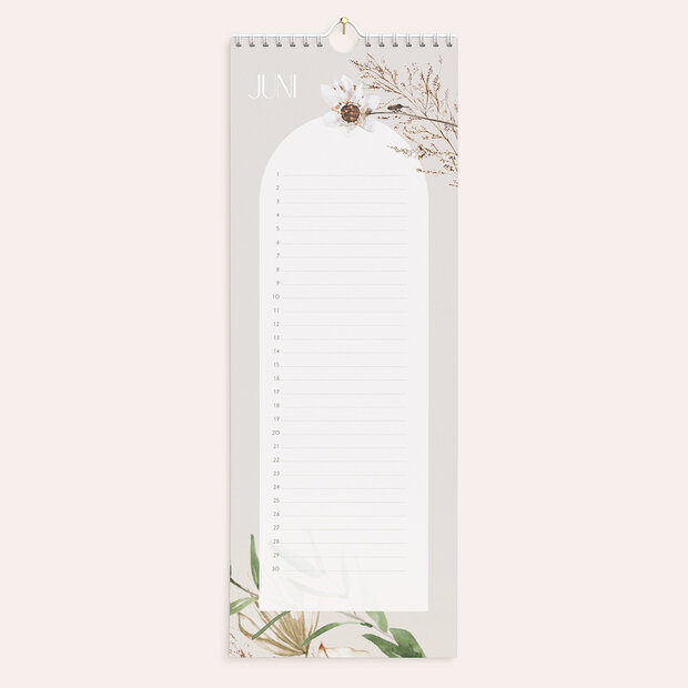 Geburtstagskalender - Geburtstagskalender Boho