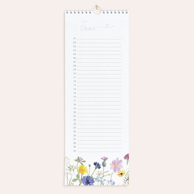Geburtstagskalender - Geburtstagskalender Blumen