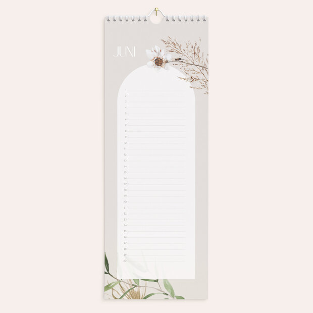 Geburtstagskalender - Geburtstagskalender Boho
