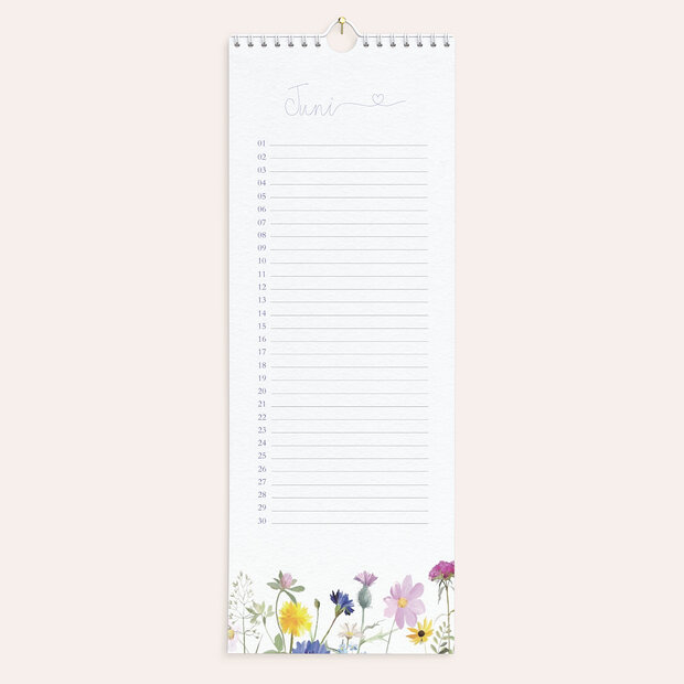 Geburtstagskalender - Geburtstagskalender Blumen