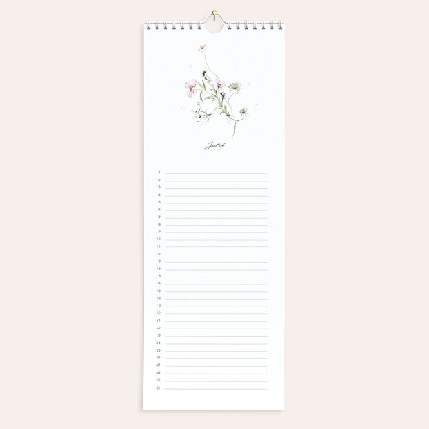 Geburtstagskalender - Wildblumenzauber