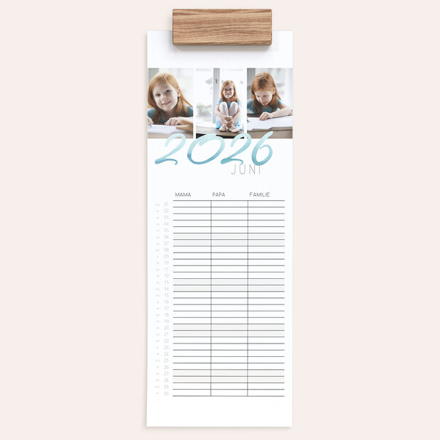 Familienkalender - Schwungvolles Jahr Familienkalender