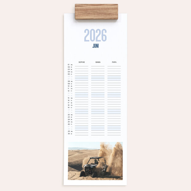 Familienkalender - Jahresweiser Familienkalender