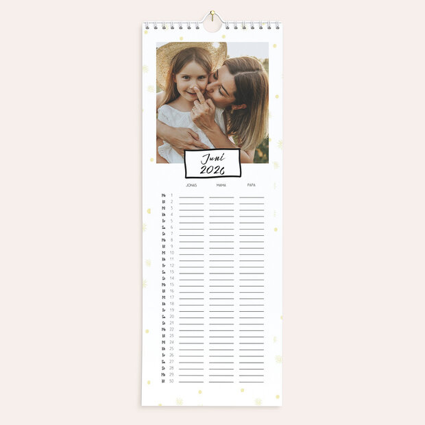 Familienkalender - Jahreswandel Familienplaner