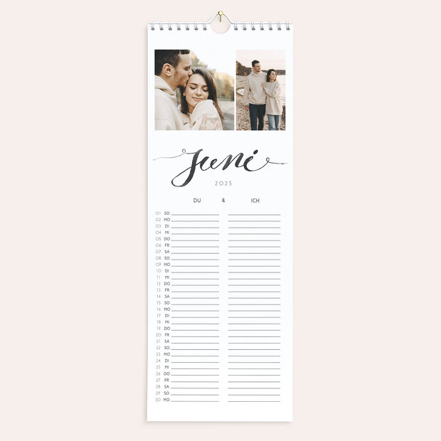 Familienkalender - My valentine