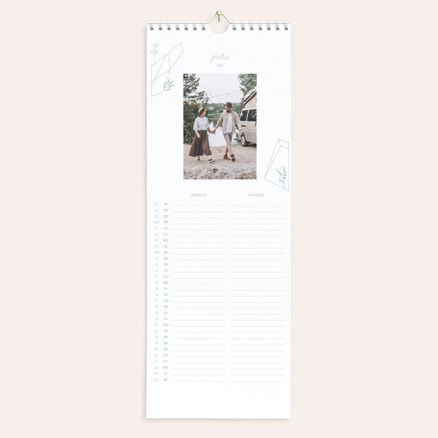 Familienkalender - Soft colours