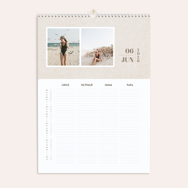 Familienkalender - Unsere Glückstage